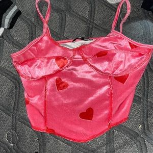 Shein, Size Medium, Pink and Red. Corset skeleton.